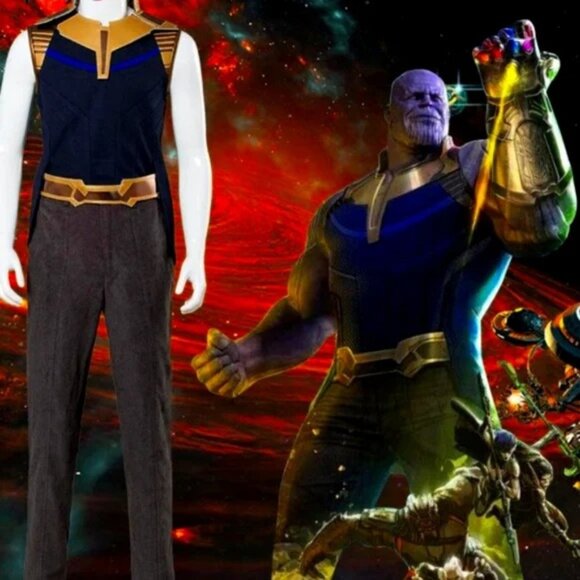 Avengers Thanos Costume (Male XXL) - SHIPS NEXT DAY - Picture 1 of 3